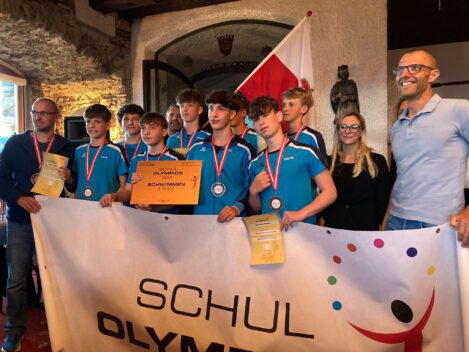Dritter Platz bei den Schulolympics im Schwimmen