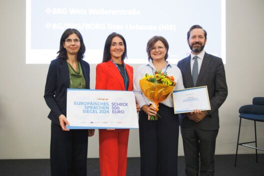 Verleihung des „Europäischen Sprachensiegel 2024“