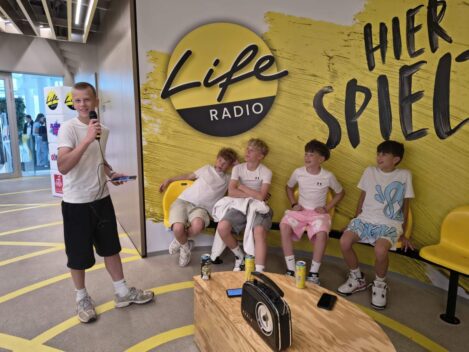 Besuch im Life Radio Studio in Linz