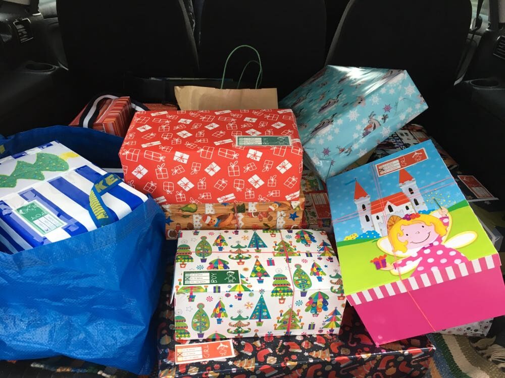 Weihnachten im Schuhkarton