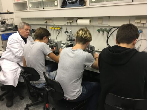 Biologie WPG – Exkursion Uni Salzburg – Blutiger Workshop
