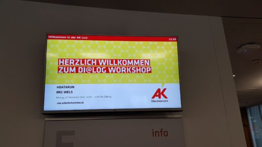 #DataRun – Workshop in der AK Linz, Informatik 5a, WPG 6. Klasse