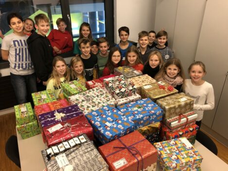 Christkind aus der Schuhschachtel