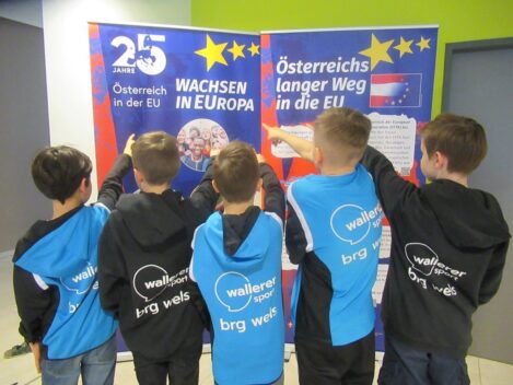 BRG Wels Wallererstraße feiert ´25 Jahre Österreich bei der EU´