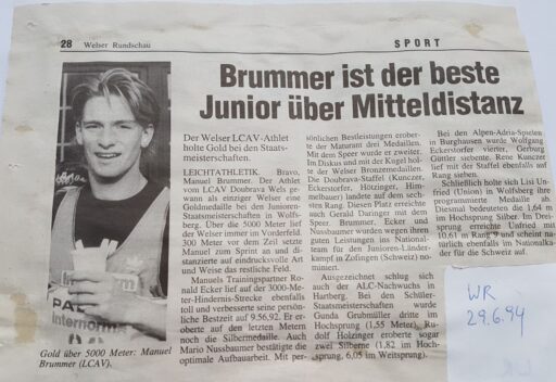 Zeitungsartikel 1994