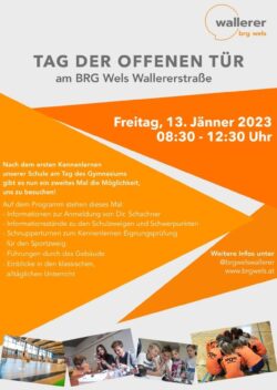 Tag der offenen Tür am 13. Jänner 2023